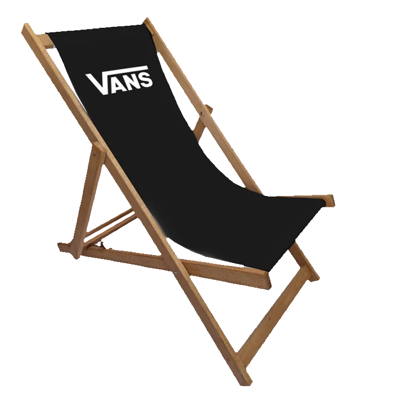 Printed deckchairs for events