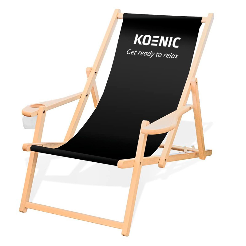 Deckchair with company logo as an employee gift