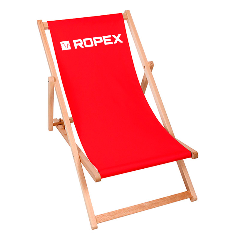 Deckchair with company logo as an employee gift