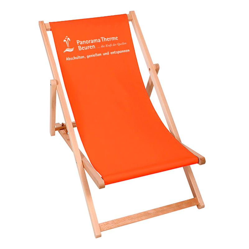 Printed deckchair for hotels and restaurants