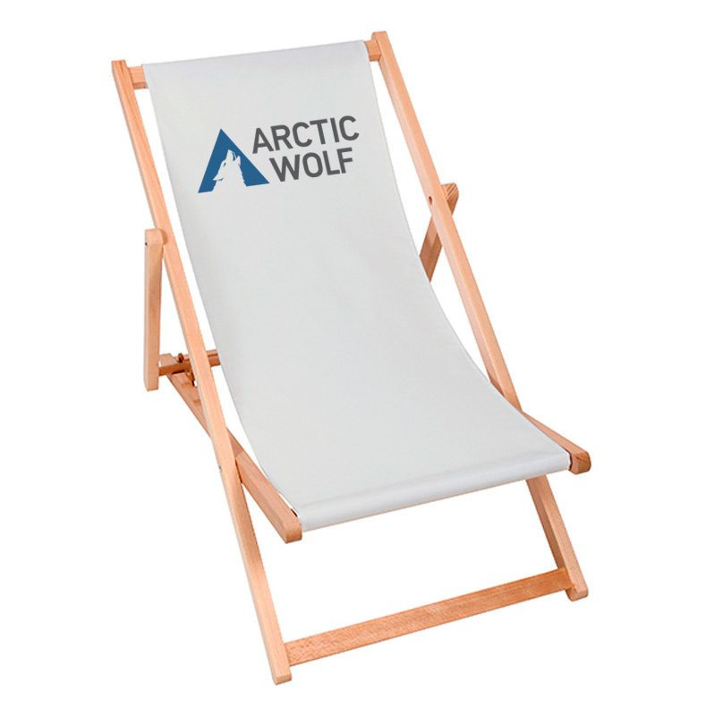 Deckchair with company logo as an employee gift