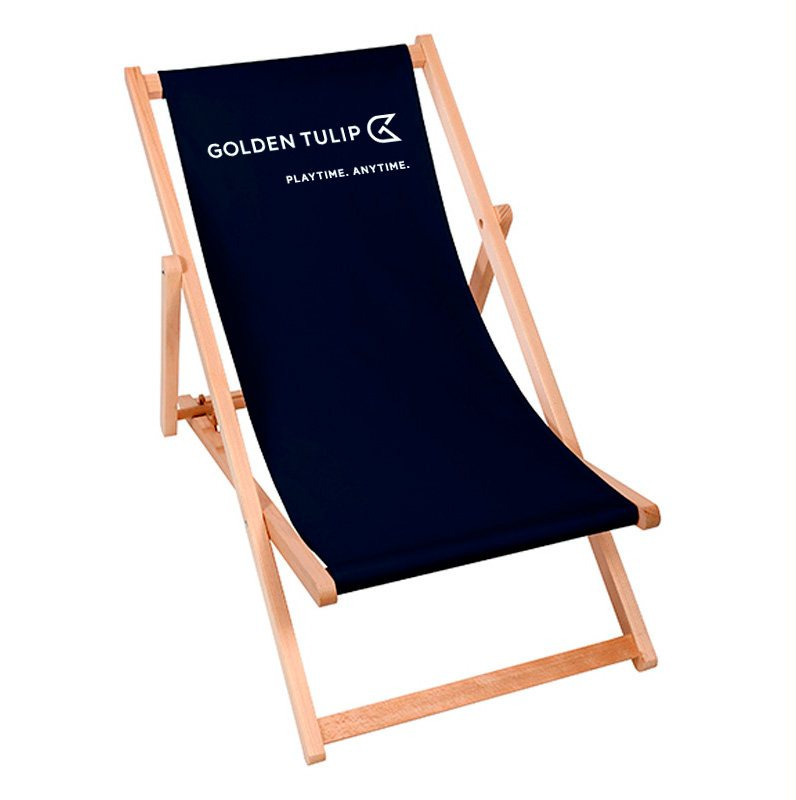 Printed deckchair for hotels and restaurants