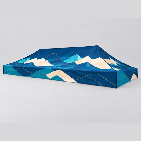 Gazebo roof 3×6 m – printed