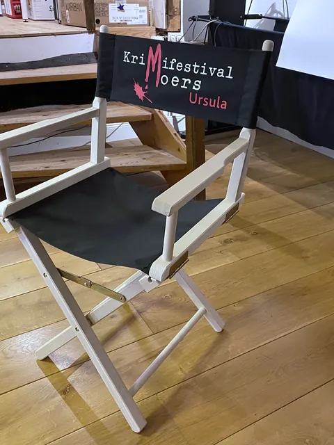 Director’s chair Lotse with printed backrest